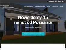 Tablet Screenshot of poznan-domy.pl